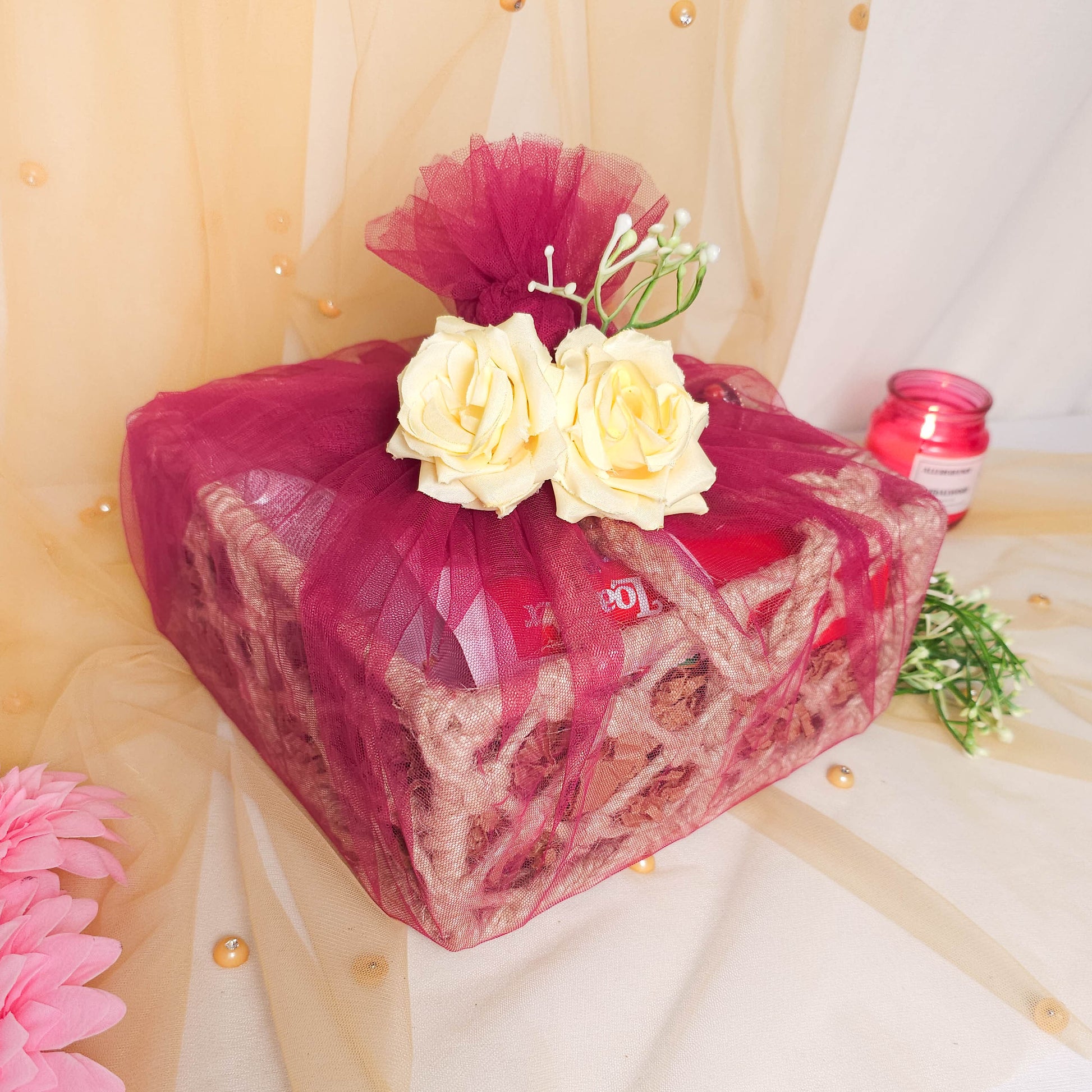 Pink Basket for Bhaiya Bhabhi