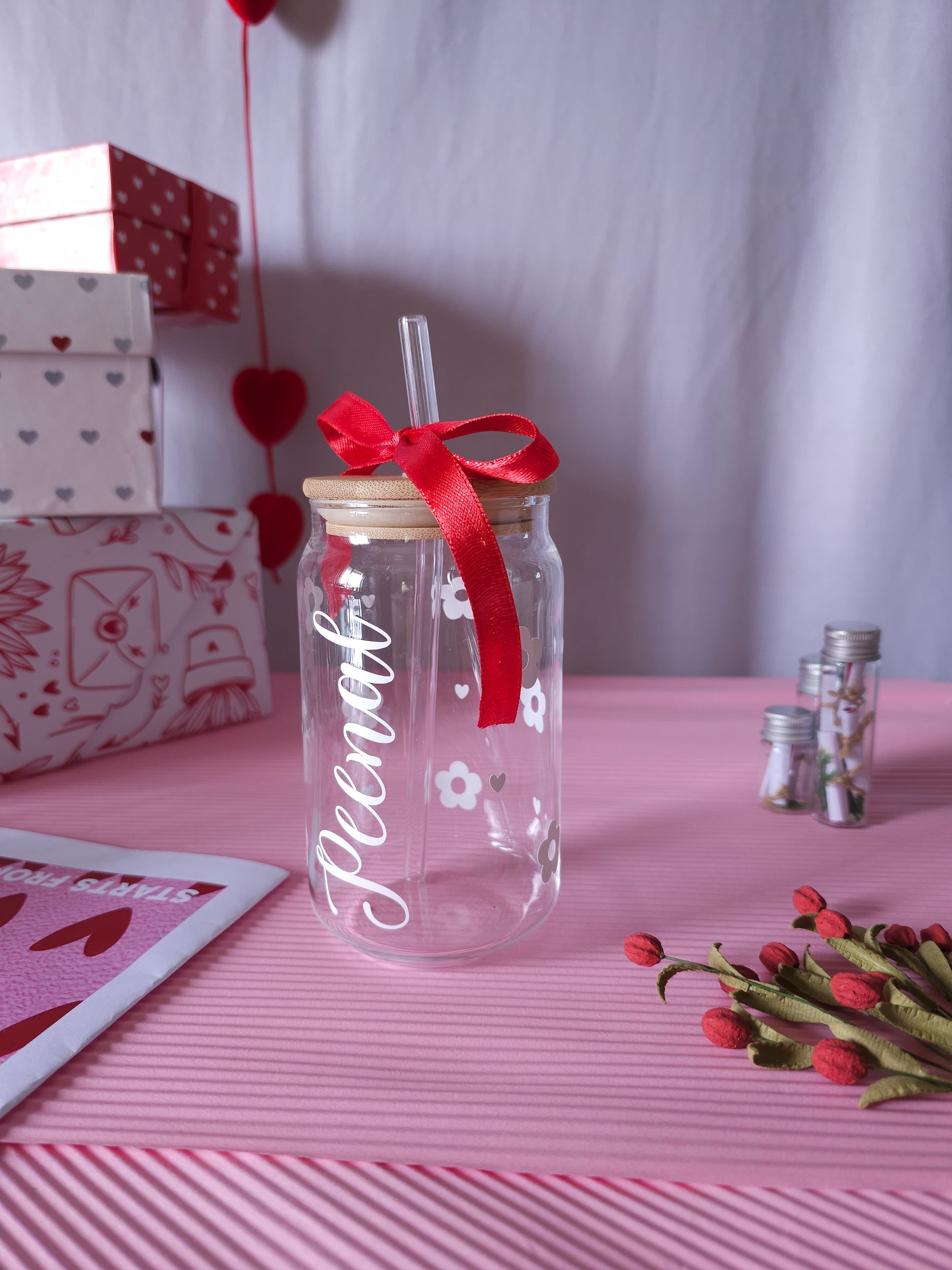 Cute Flower Sipper Personalized