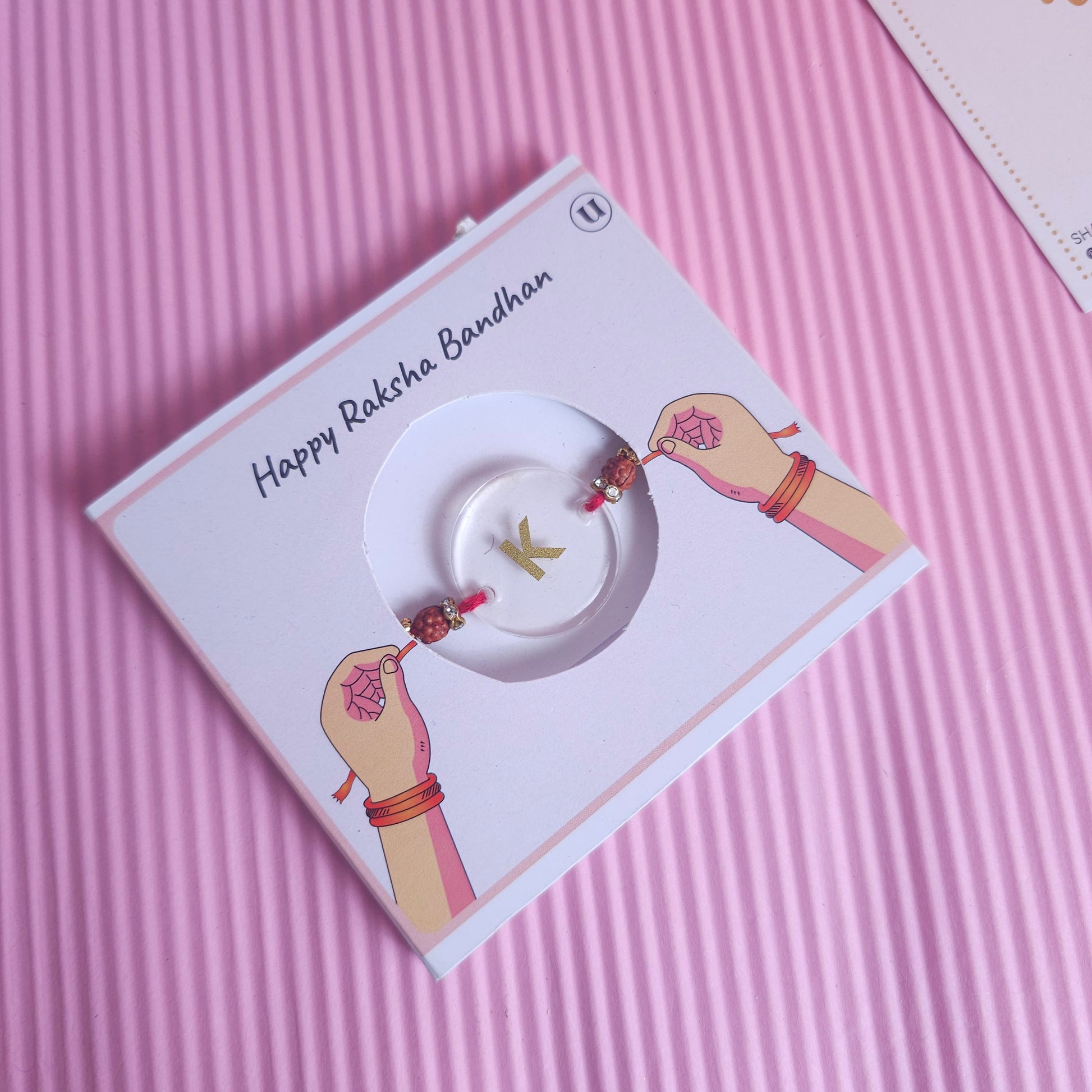 Personalized Initial Rakhi