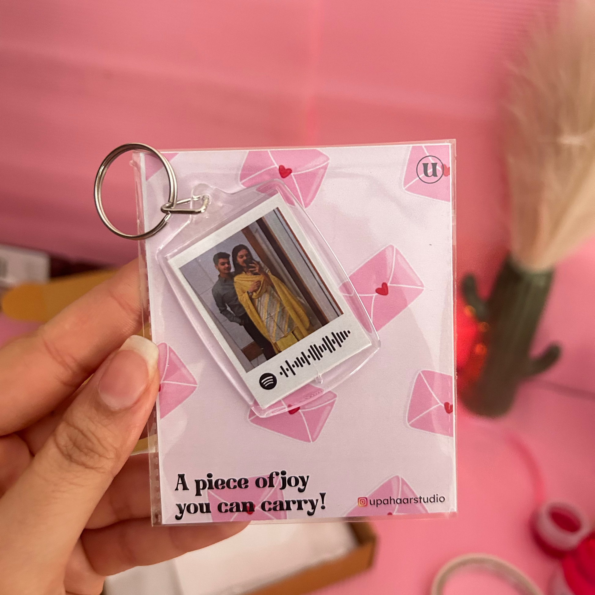 Personalised Photo/Message keychain