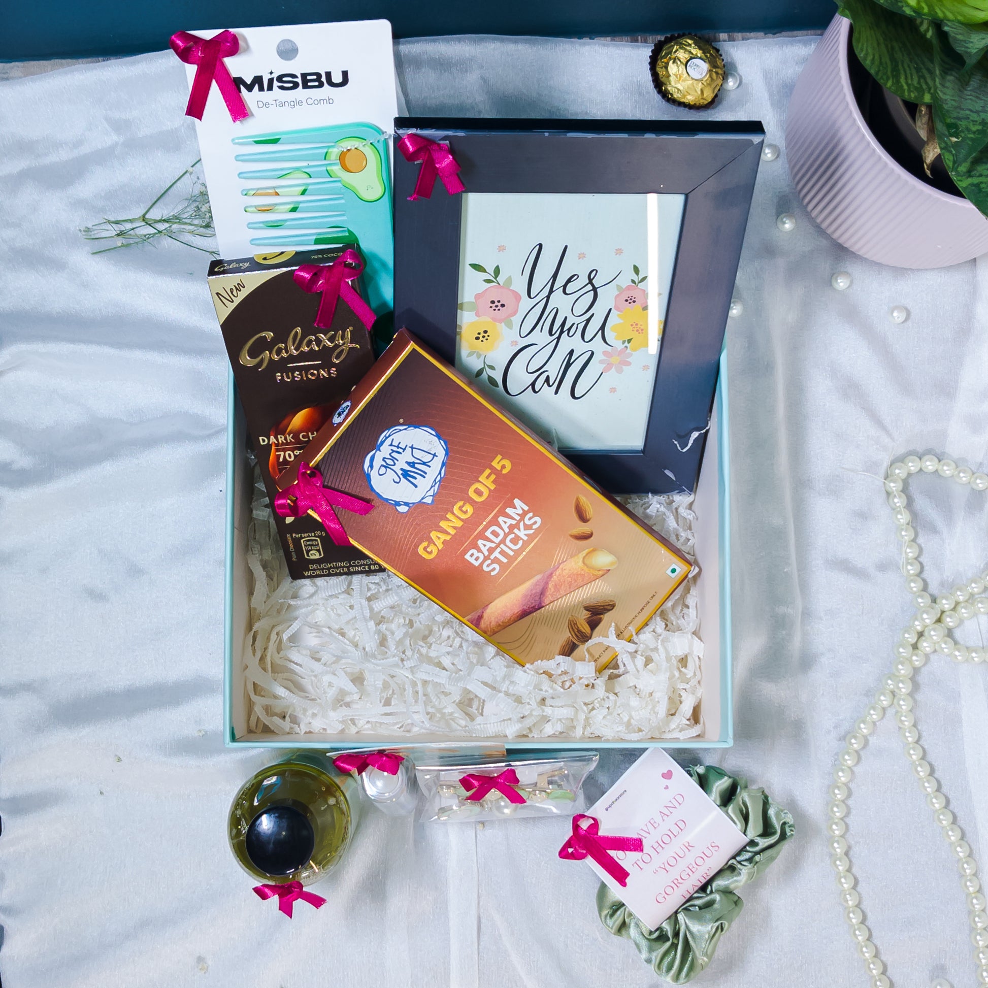 Mint Green Theme Hamper Box