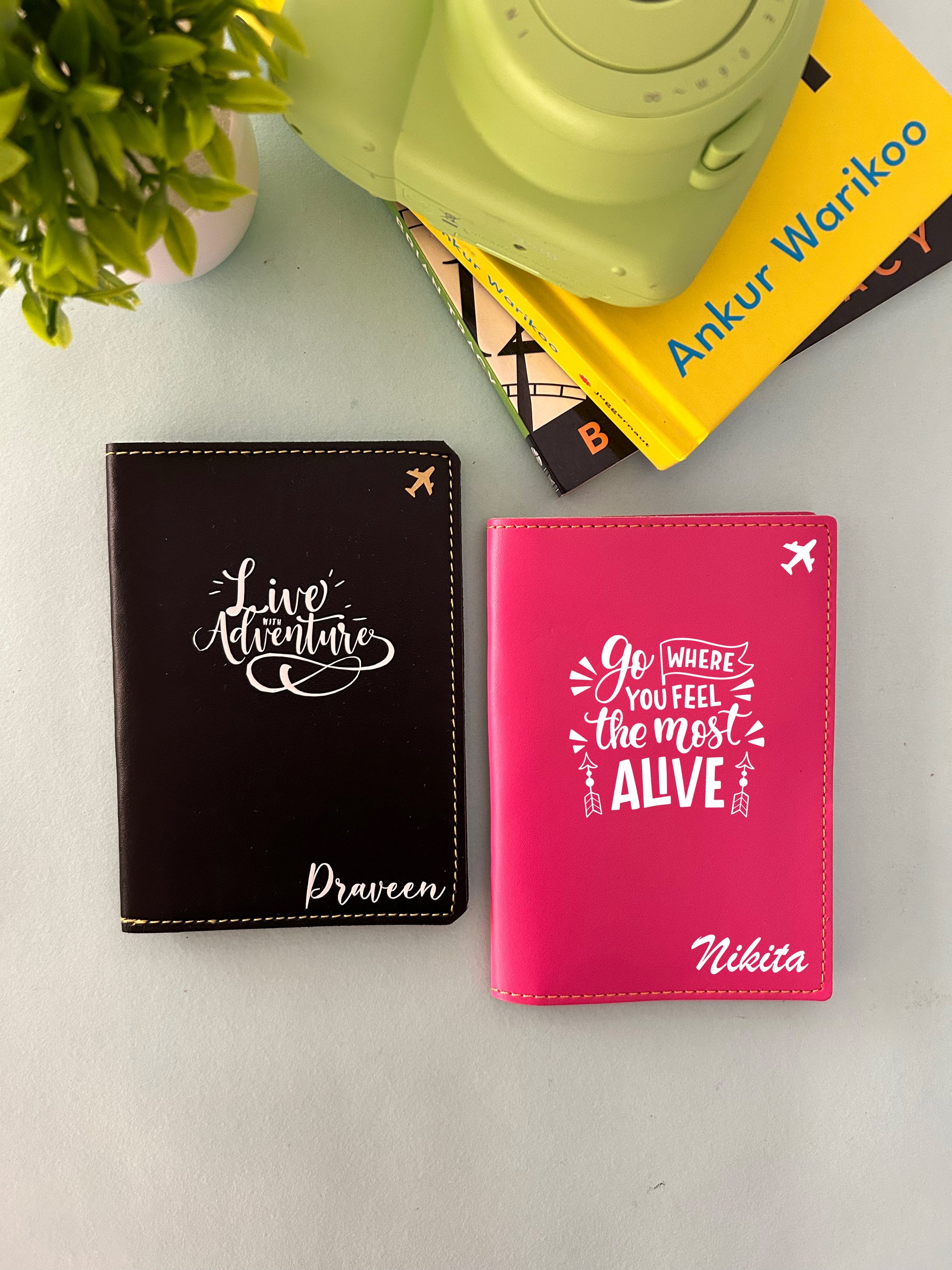 Couple Passport Cover