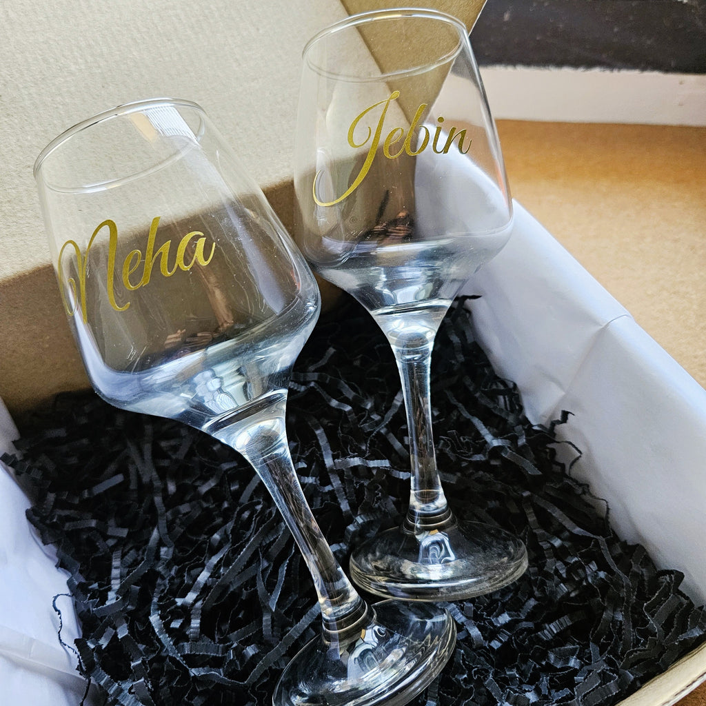 Personalized Wine Glasses