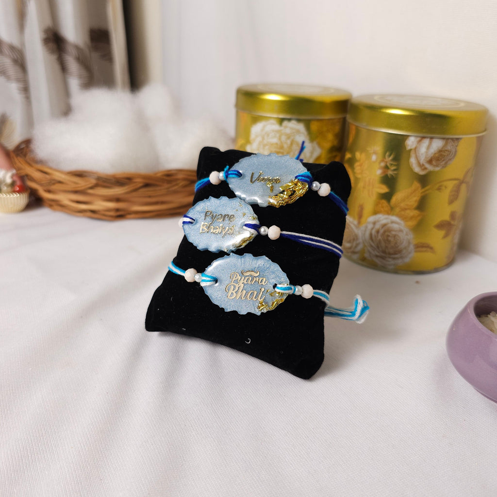 Resin Rakhi Set of 3