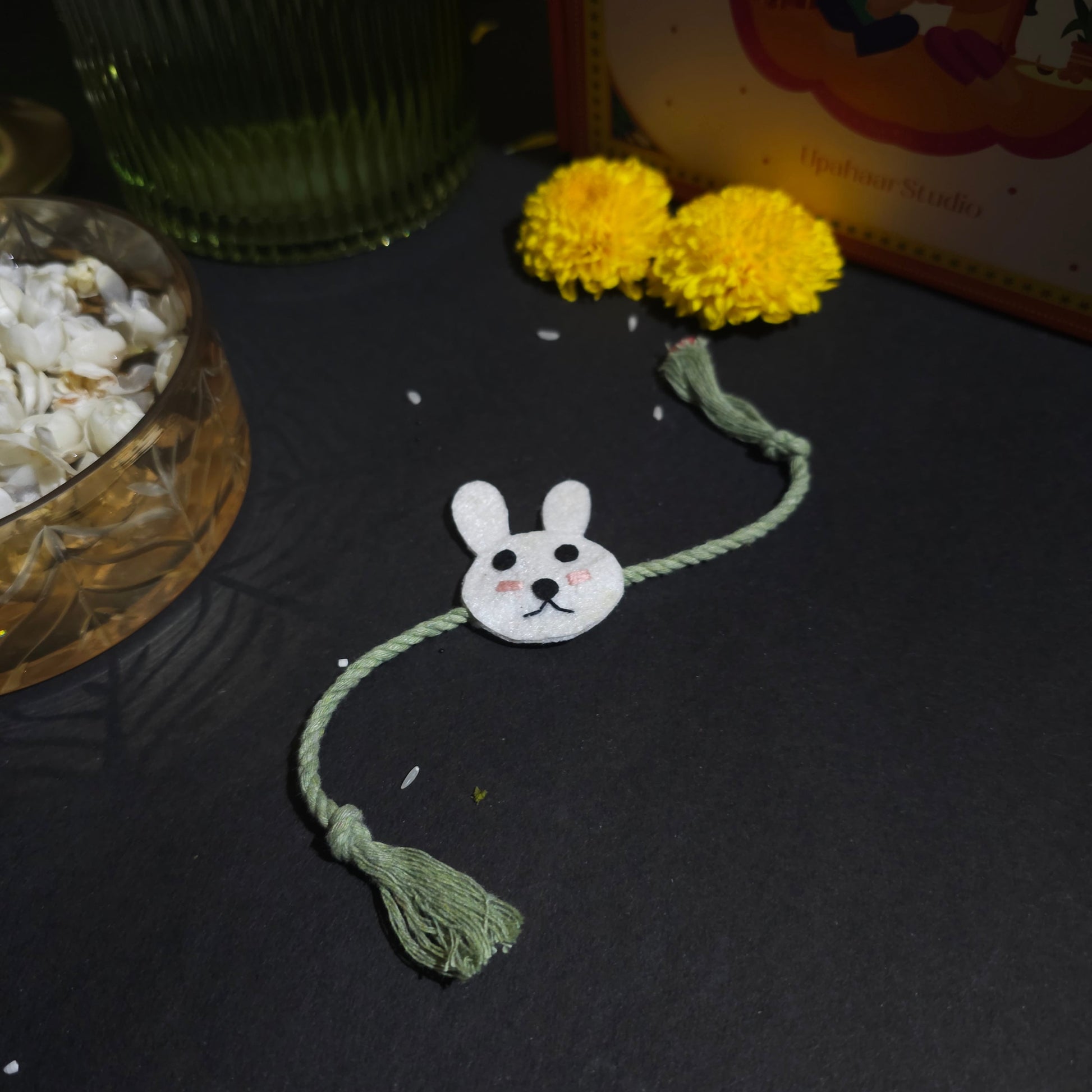 Cute kitty Felt Rakhi