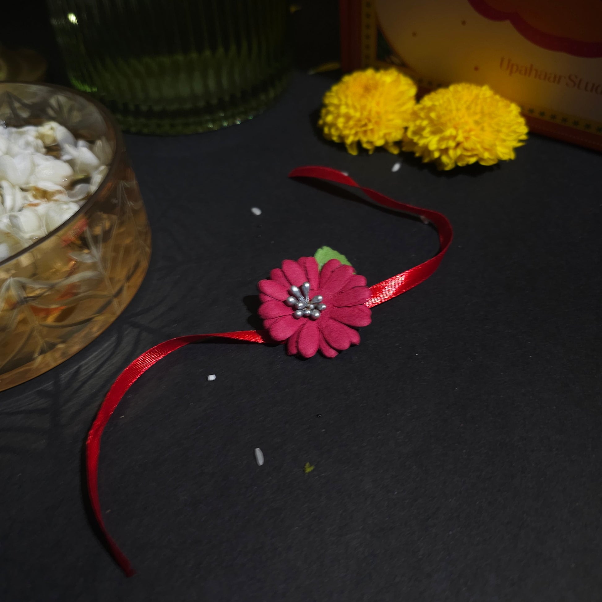 Flower Felt Rakhi