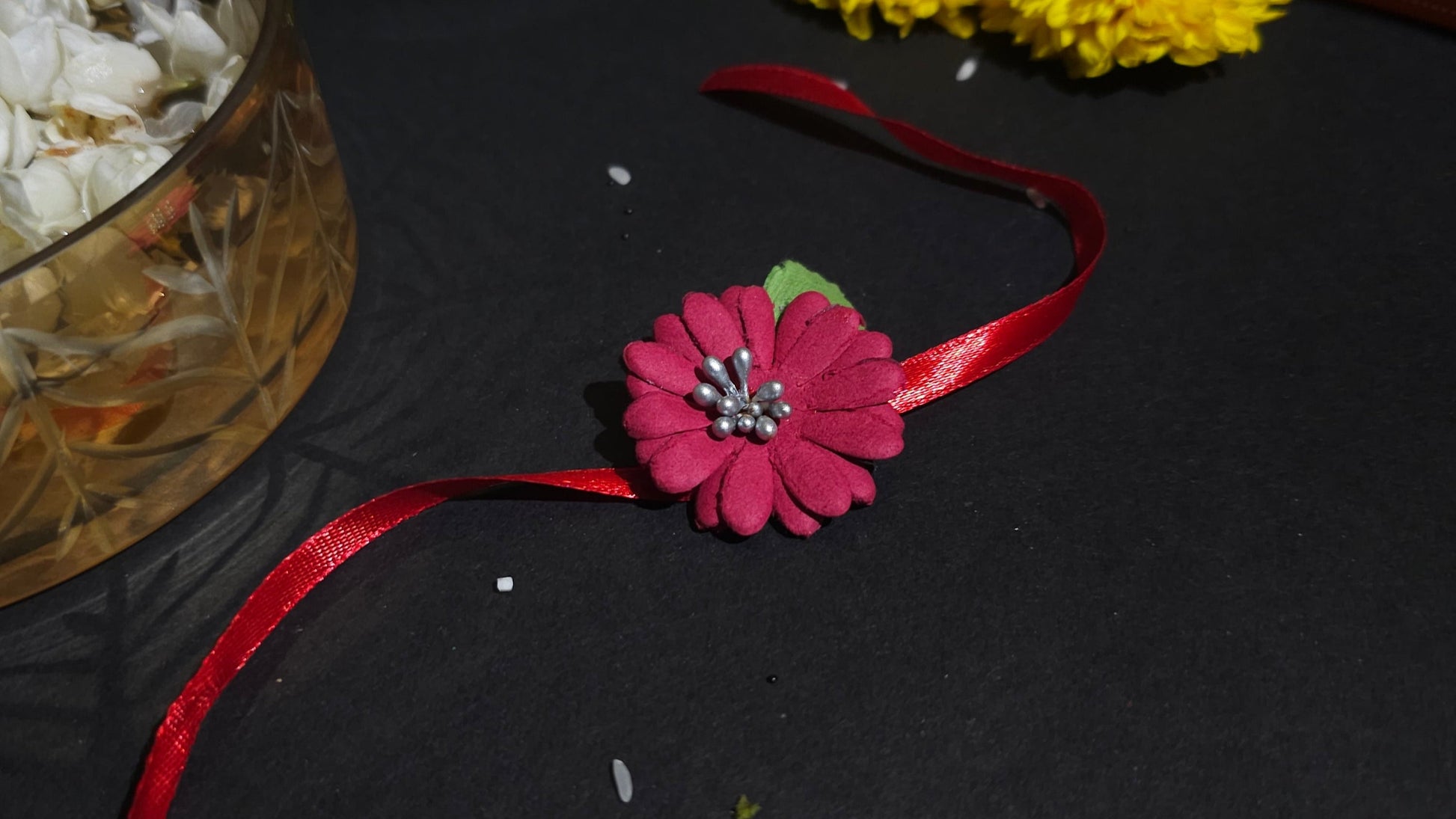 Flower Felt Rakhi