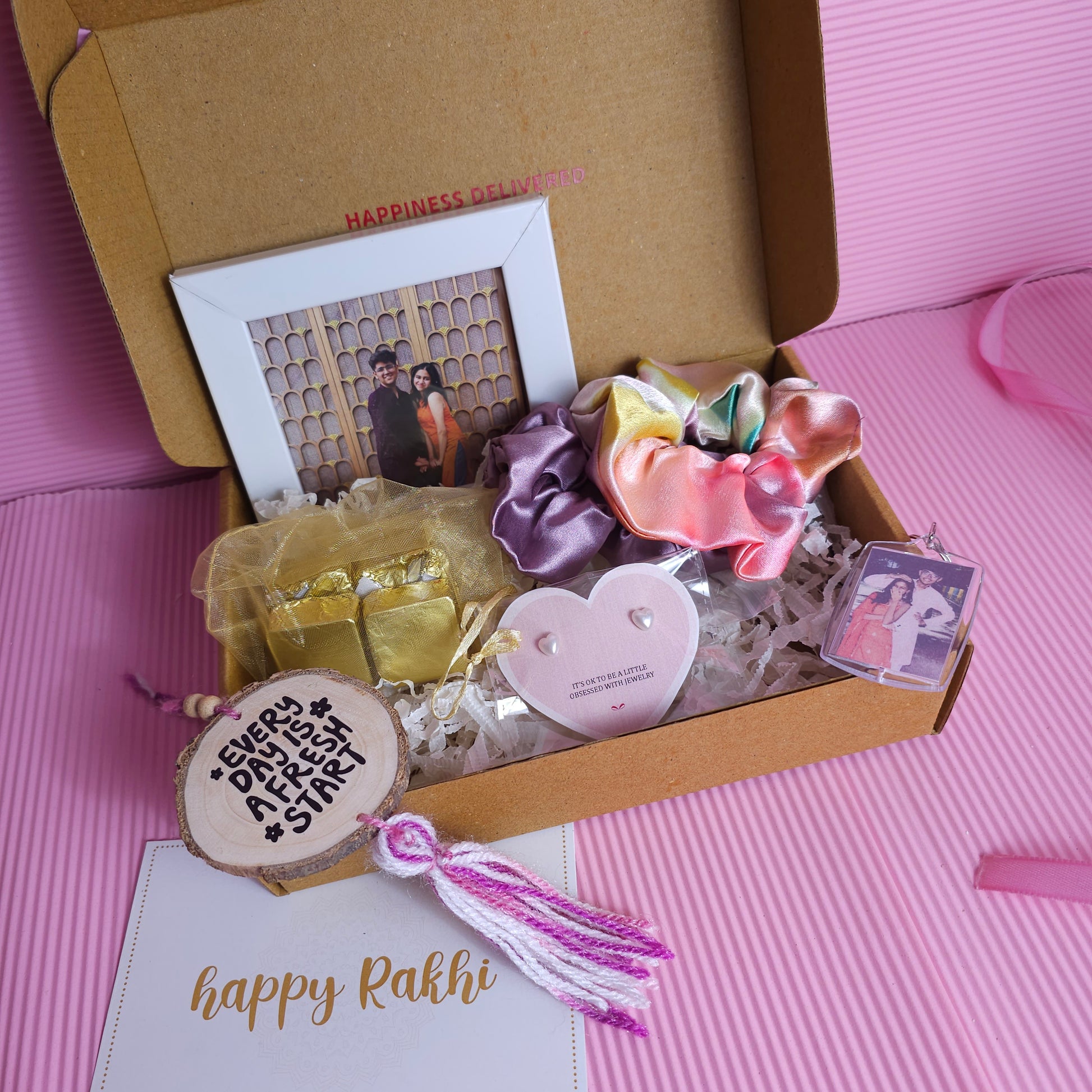 Mini Rakhi Hamper for sister | Personalized Hamper