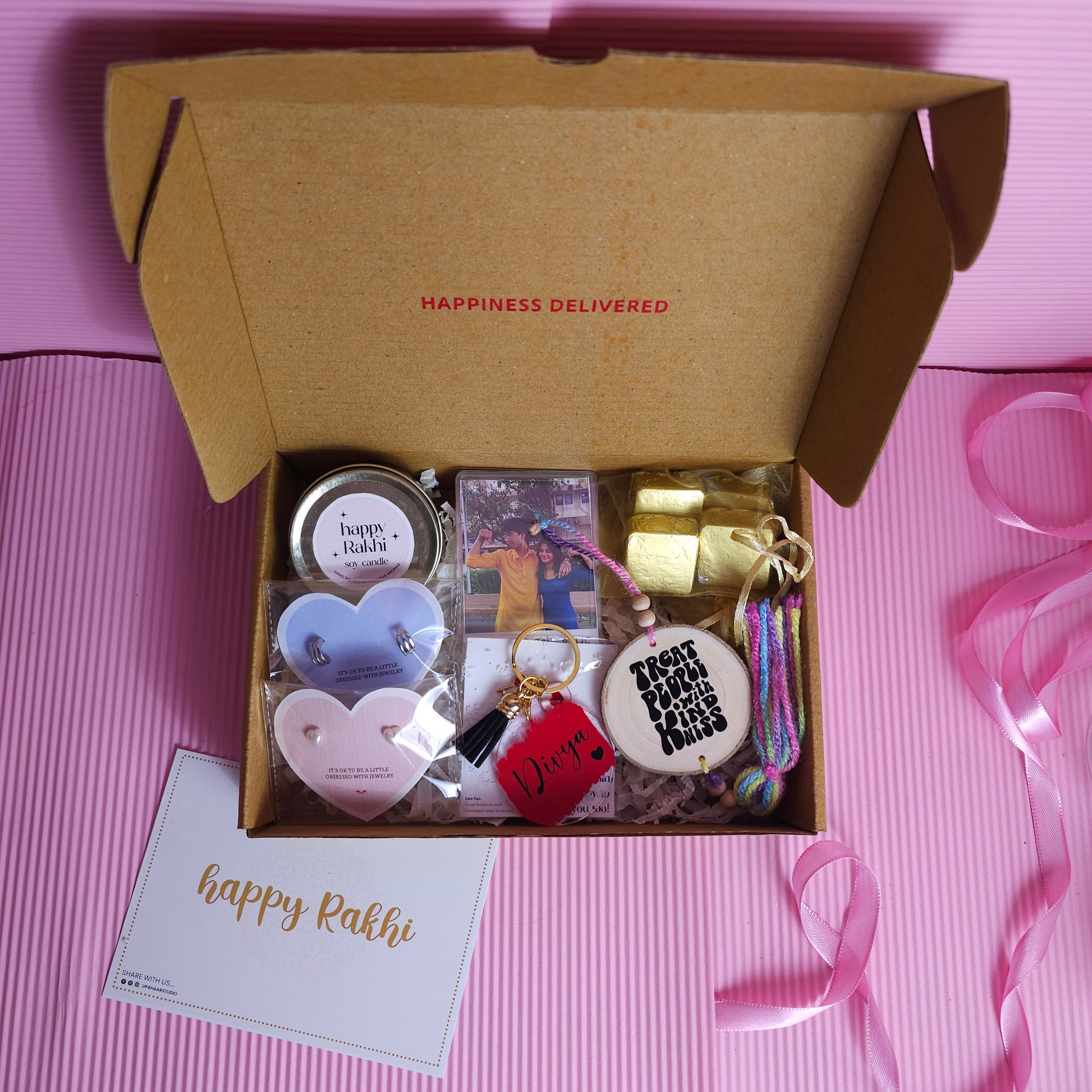 Mini Rakhi treat for sister | Personalized Hamper