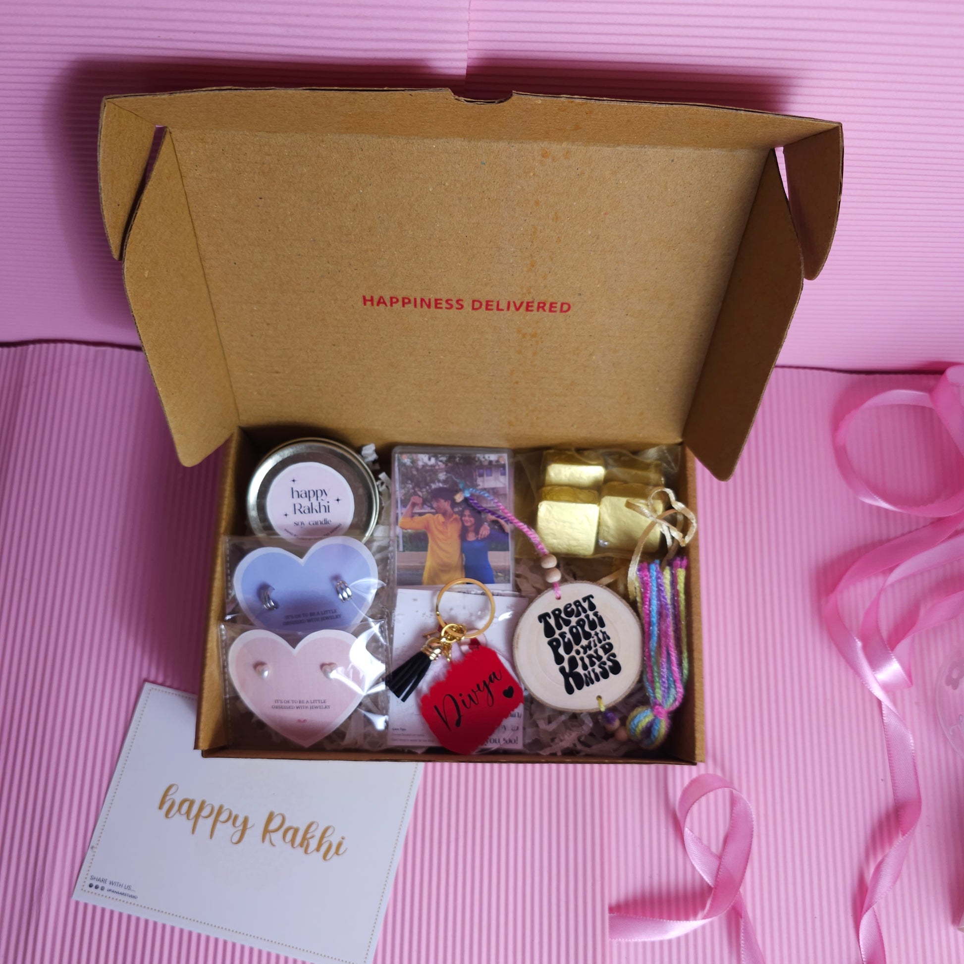 Mini Rakhi treat for sister | Personalized Hamper