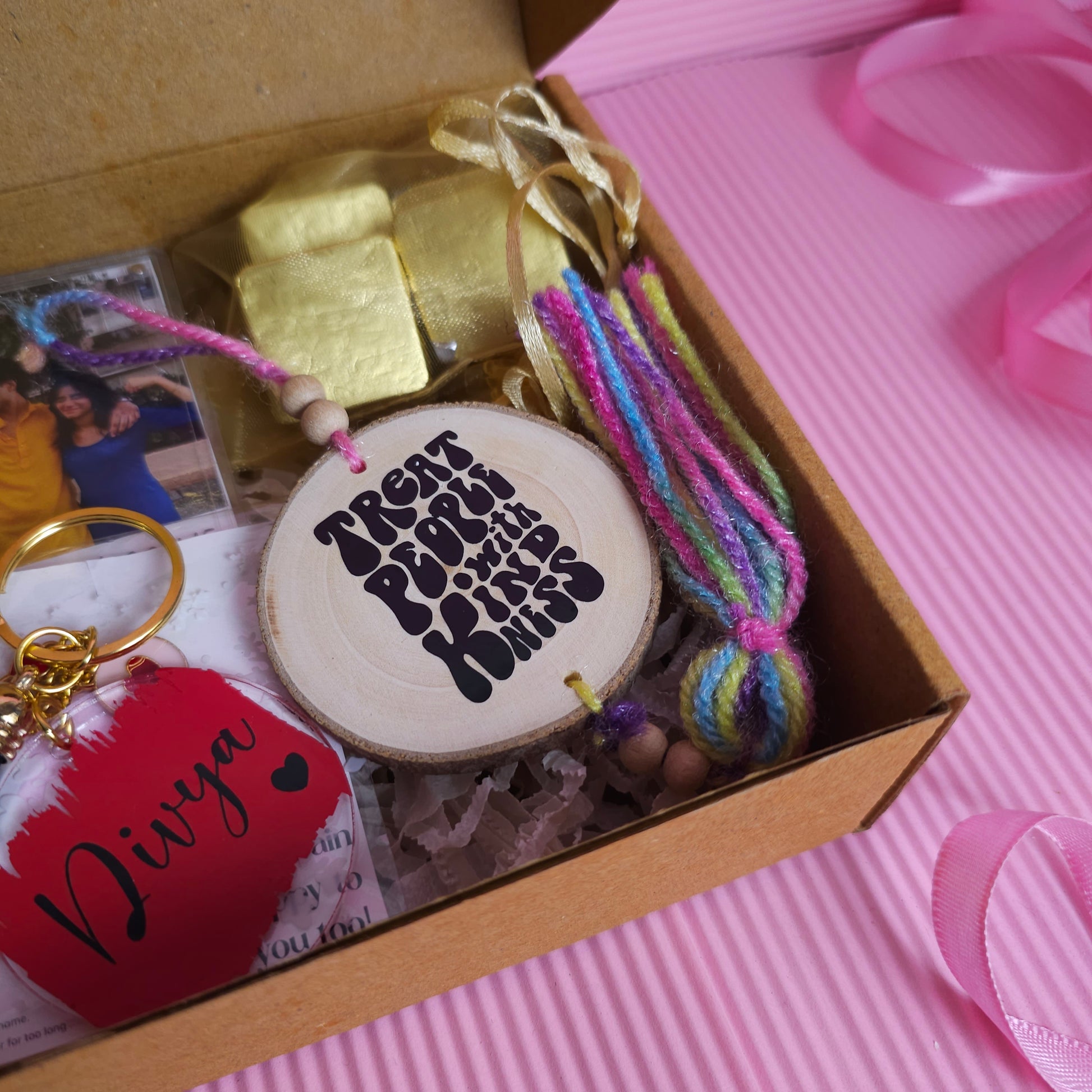 Mini Rakhi treat for sister | Personalized Hamper