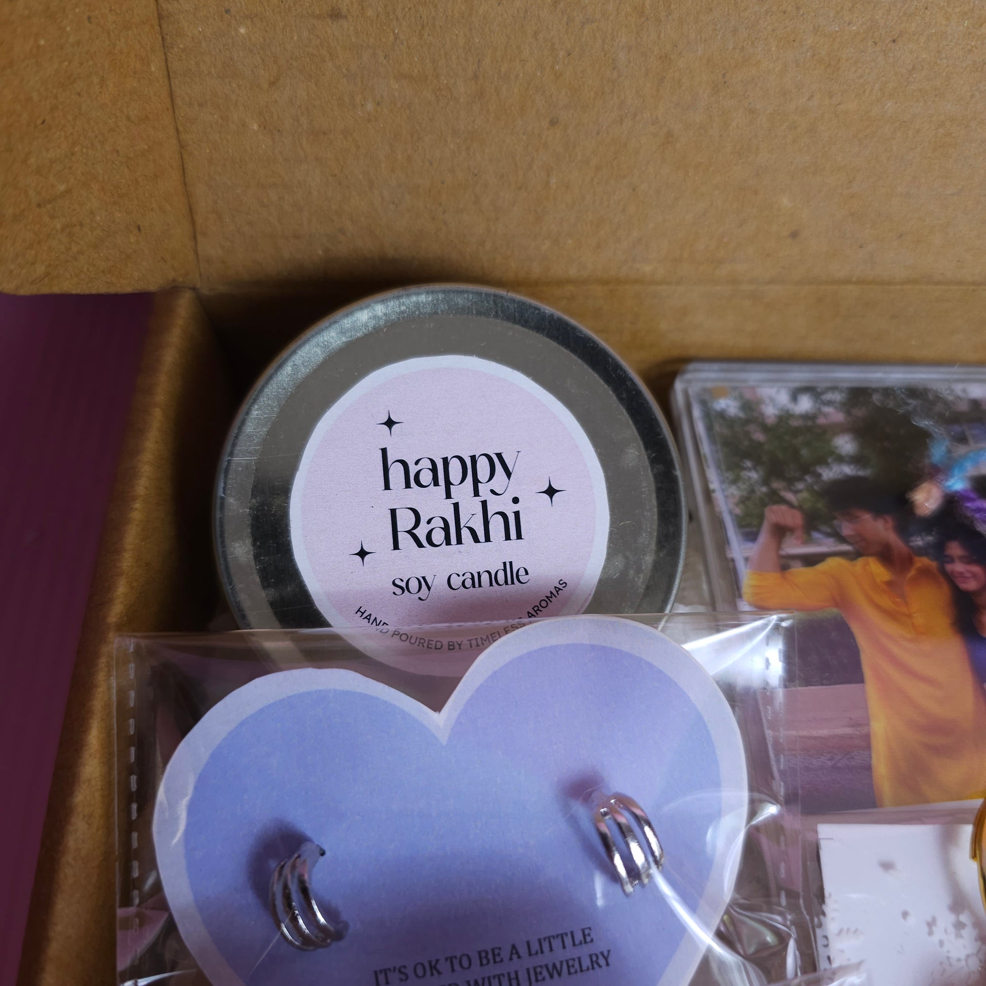 Mini Rakhi treat for sister | Personalized Hamper