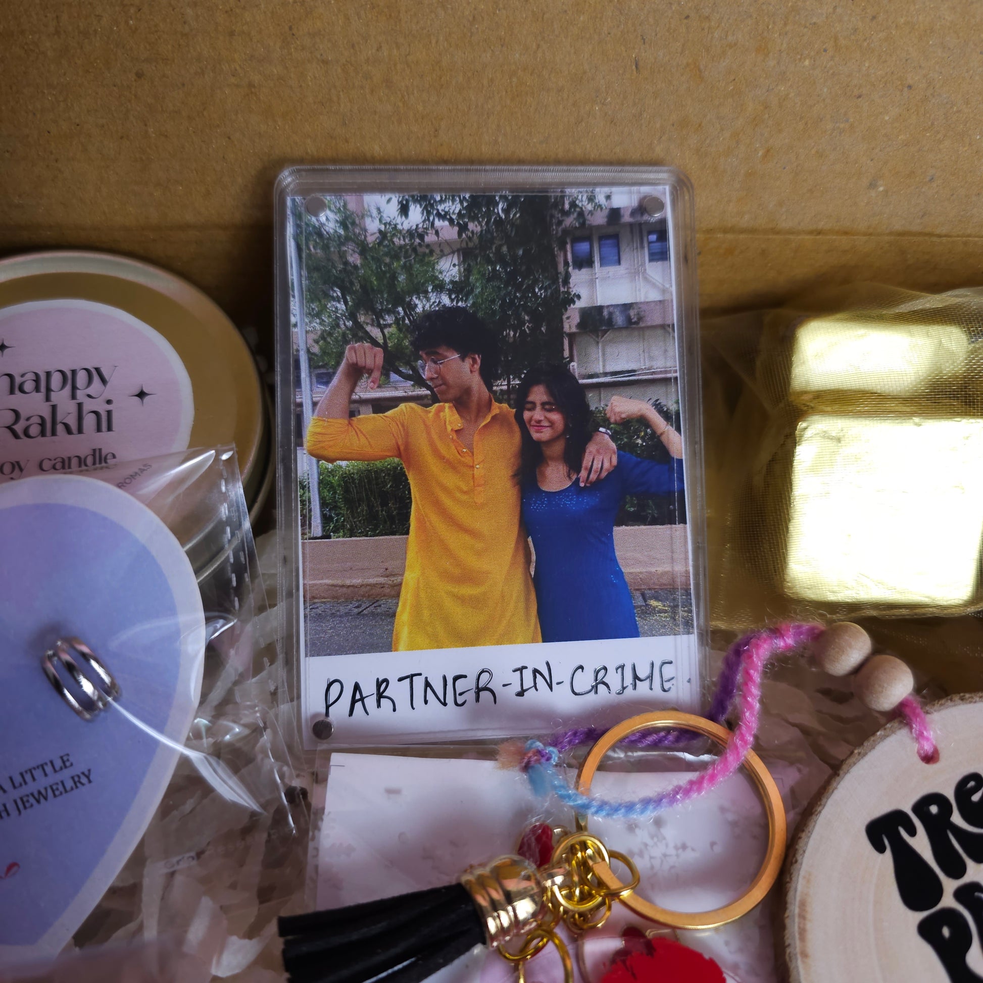 Mini Rakhi treat for sister | Personalized Hamper