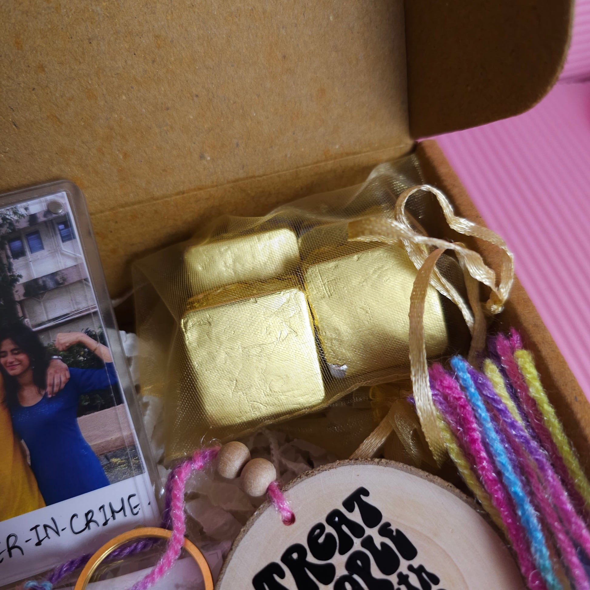 Mini Rakhi treat for sister | Personalized Hamper