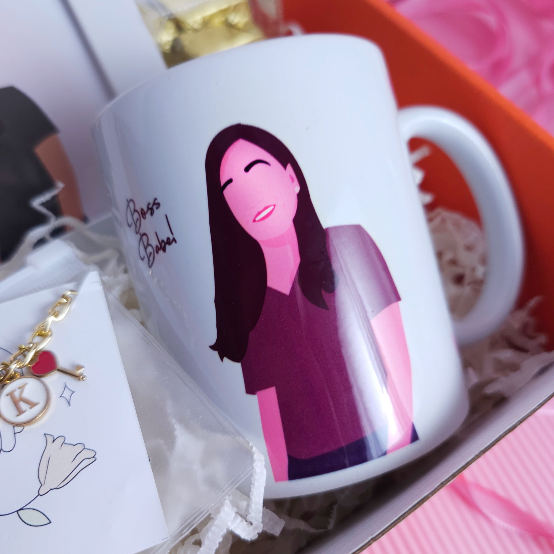 Illustration hamper box for sister | Personalized box