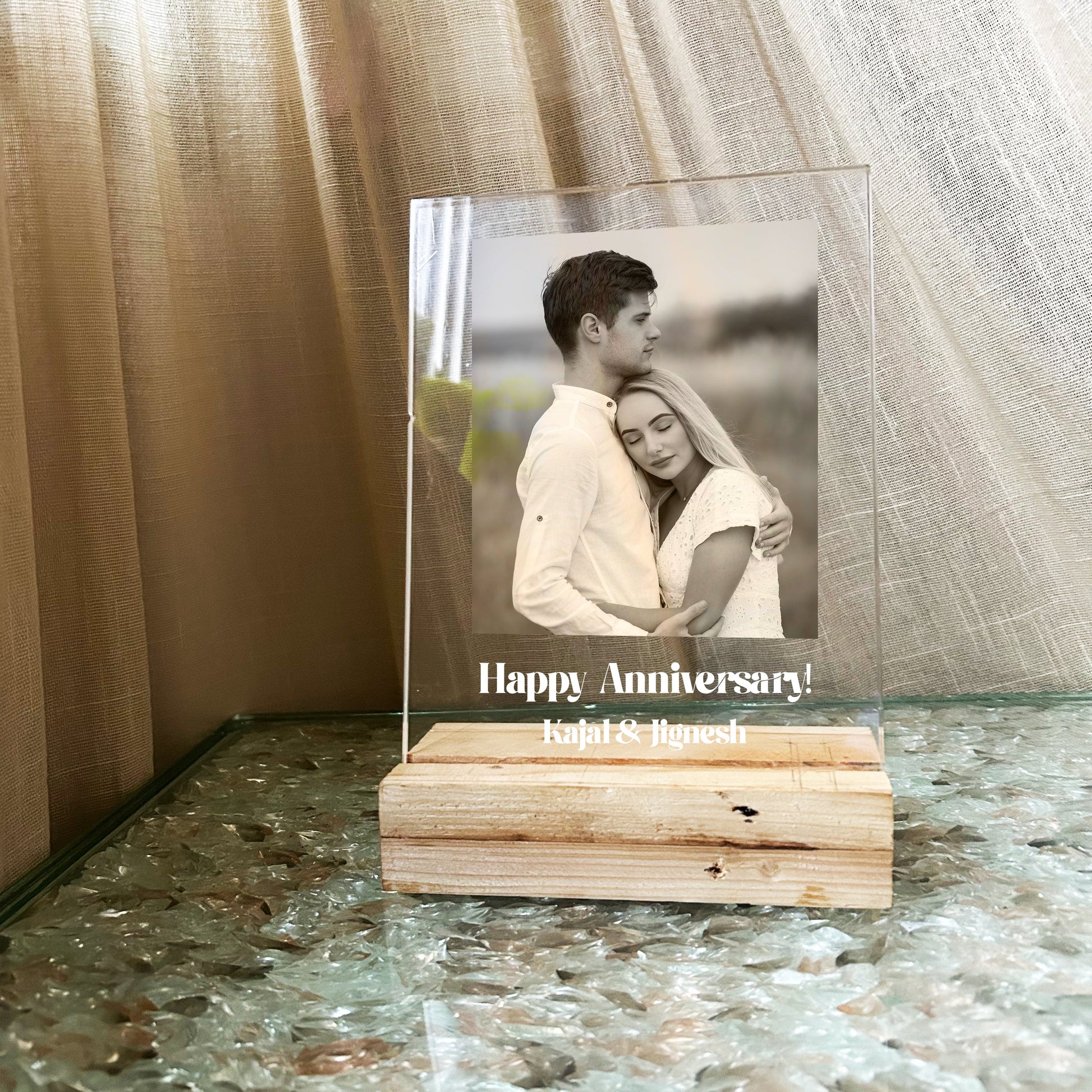 Personalised Acrylic Frame with stand