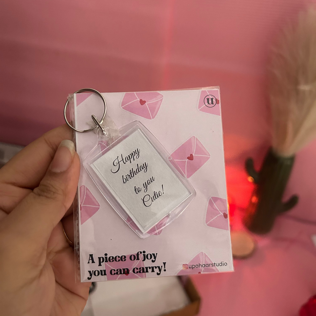 Personalised Photo/Message keychain