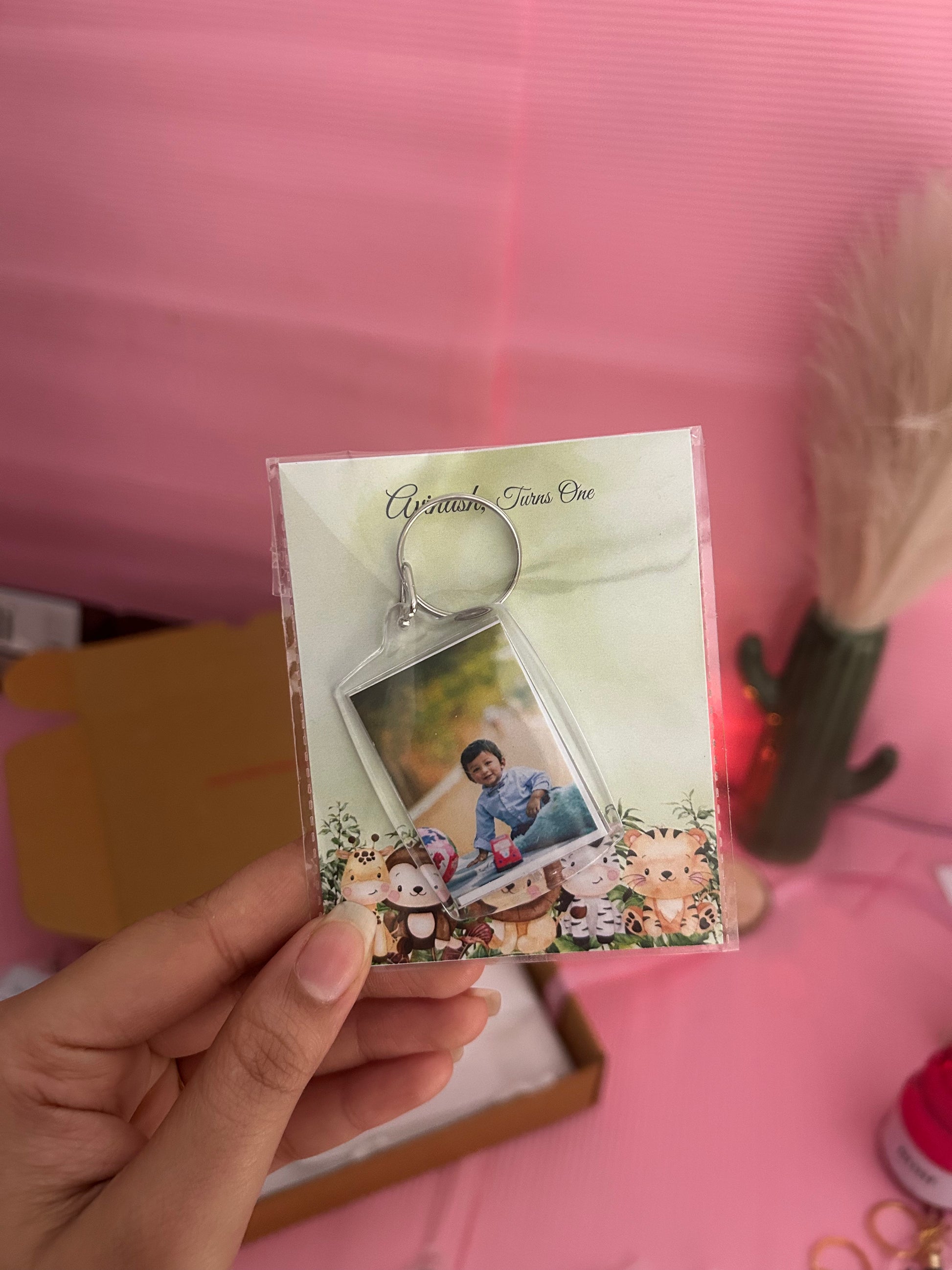 Personalised Photo/Message keychain