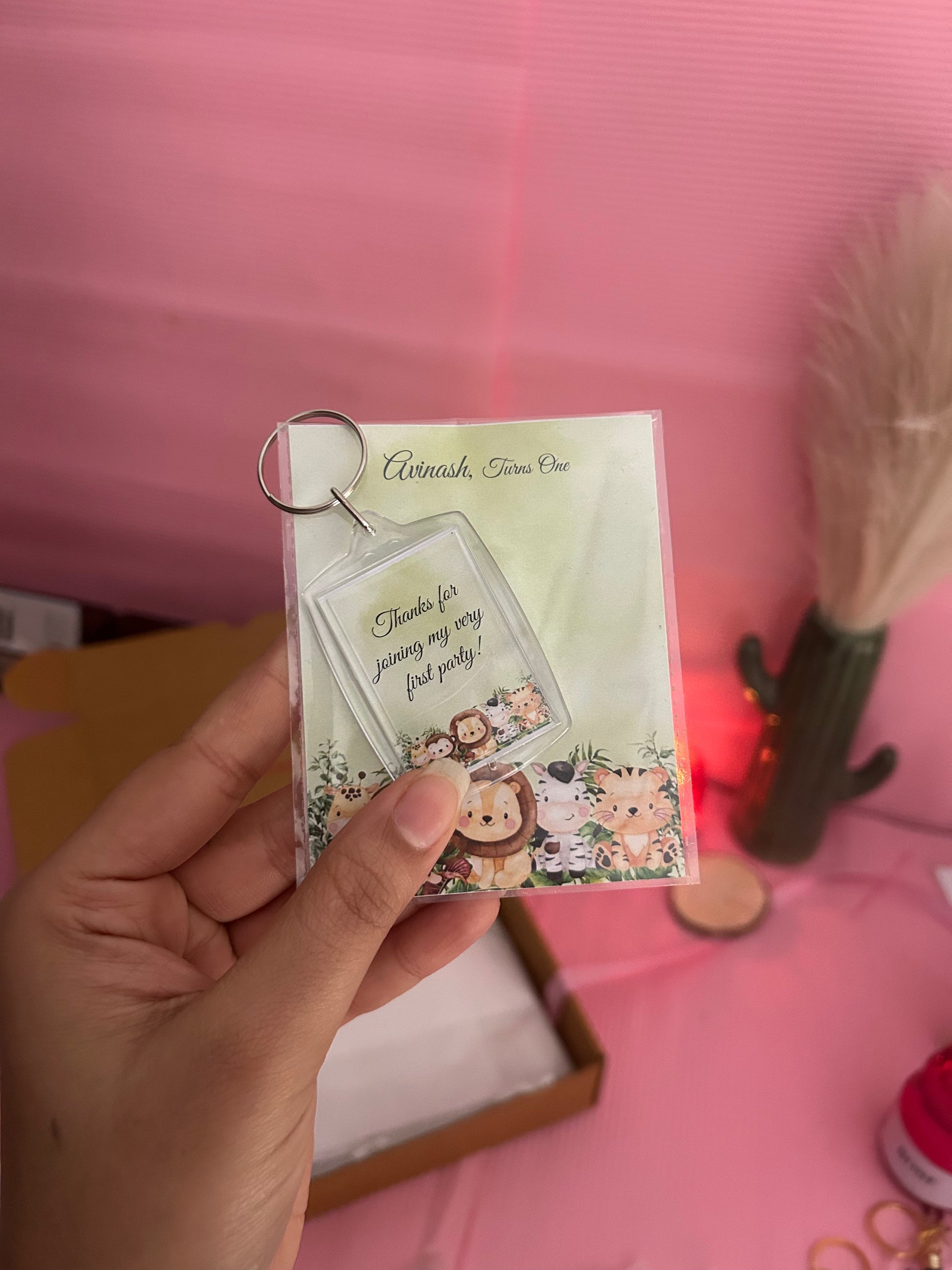 Personalised Photo/Message keychain