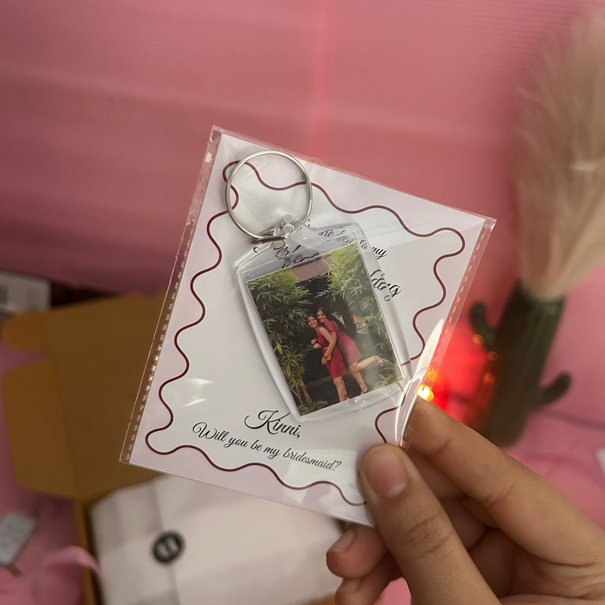 Personalised Photo/Message keychain