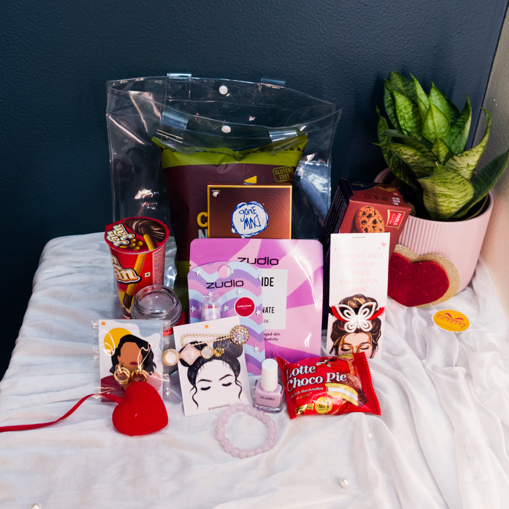 Transparent Bag Hamper