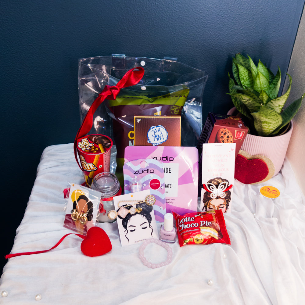 Transparent Bag Hamper