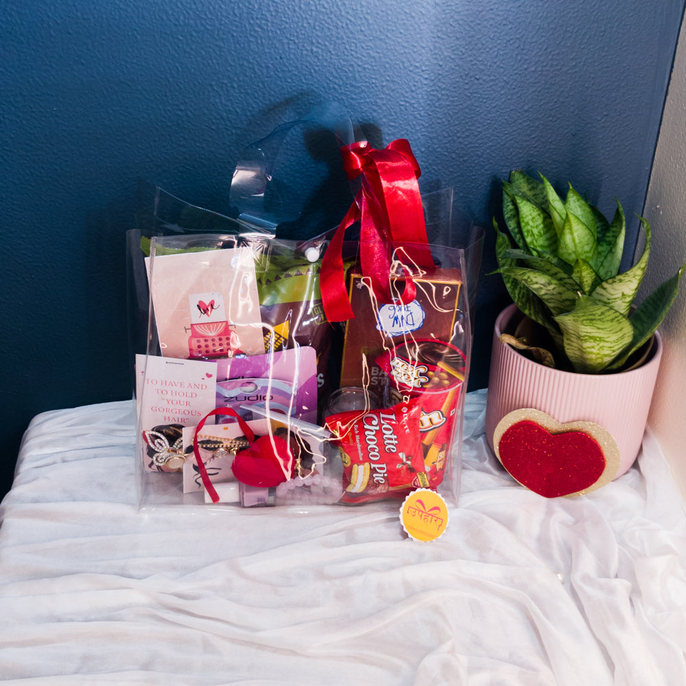 Transparent Bag Hamper