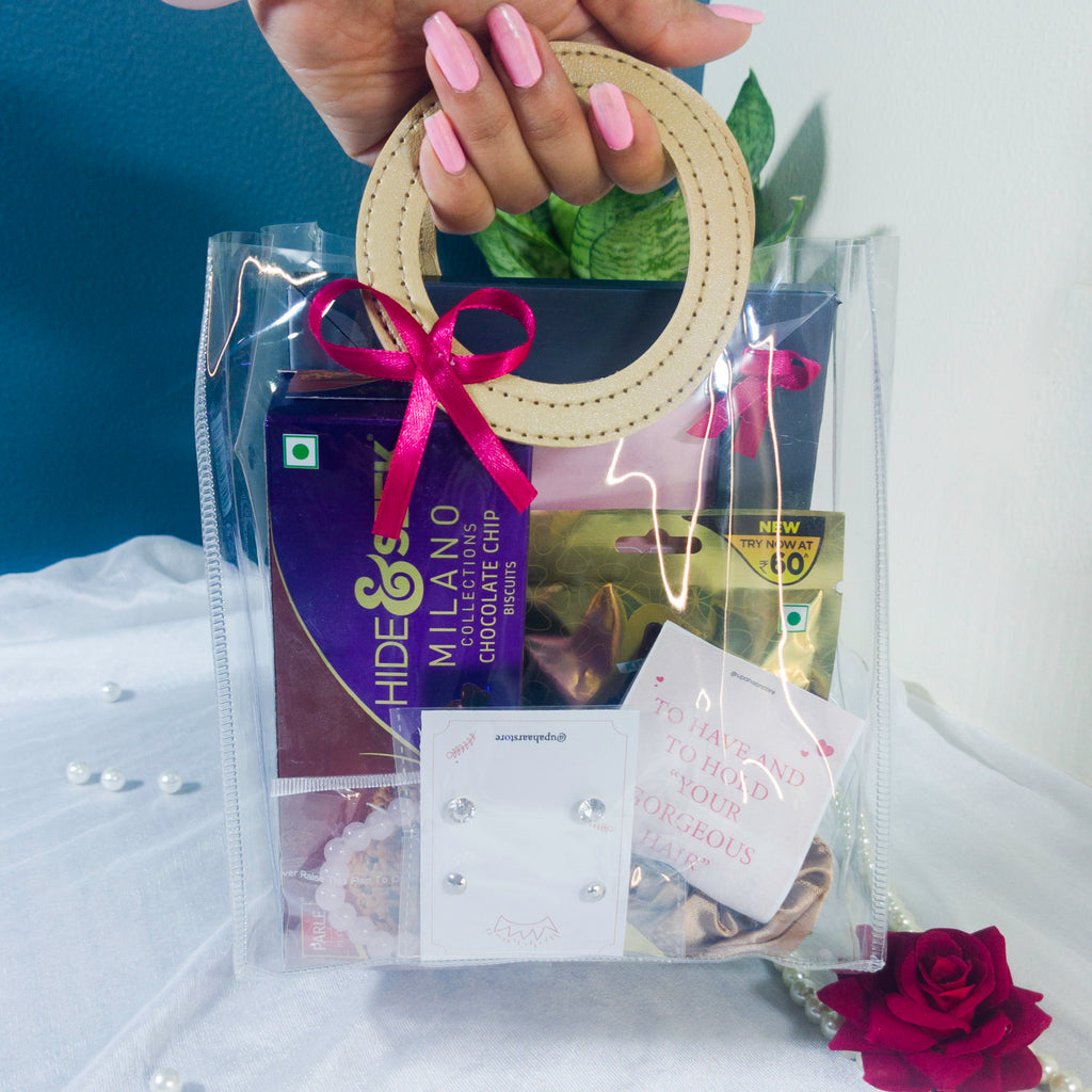 Transparent Bag Hamper