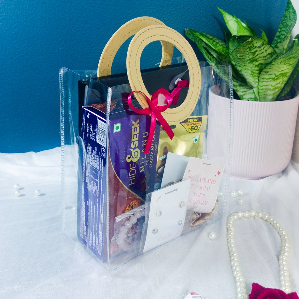 Transparent Bag Hamper