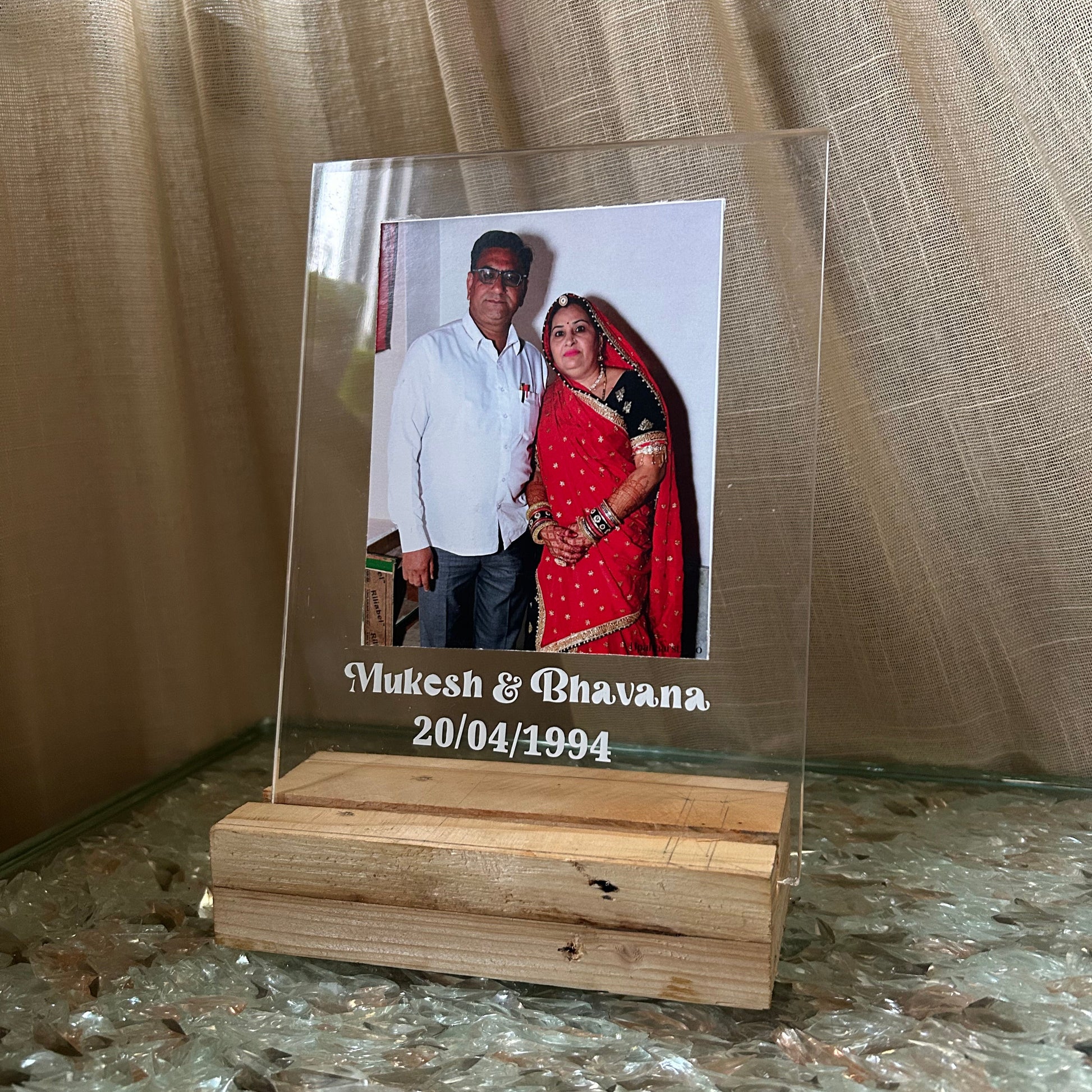 Personalised Acrylic Frame with stand